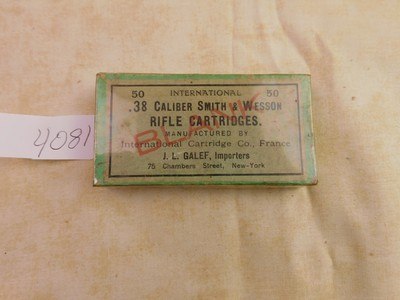 38 S&W rifle cartridges