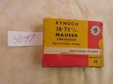 10.75 Mauser cartridges