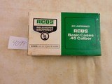 45 RCBS empty brass