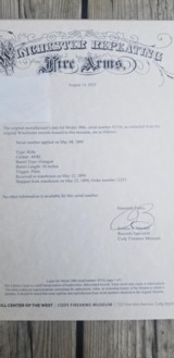 Winchester 1886 special order 40-82 WCF 30