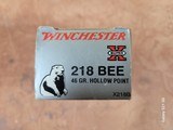 Winchester Super X 218 Bee ammo - 2 of 2