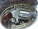 Freedom Arms 22 lr Derringer w/Belt Buckle Holster MINT w/ Pouch - 4 of 12