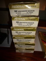 Federal 300 Winchester Magnum Live
rounds & Once fired Brass Estate Lot - 5 of 6