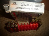 Estate Lot 300 Weatherby Magnum Factory Loads & Once Fired Brass Ammunition - 11 of 15
