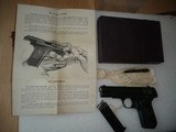 MINT 99.9% COLT 1908 380 Hammerless Pistol Mfg 1922 Estate - 13 of 15