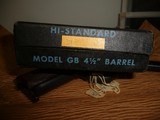 MINT High Standard GB 22 Pistol w/ Box 99.9% Mfg 1949 - 6 of 14