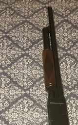 Stevens Model 620 Riot Gun.
12 GA.
1940's and once owned by Oklahoma City Police Department. - 2 of 3
