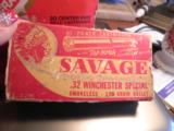  VINTAGE SAVAGE 32 WINCHESTER and FEDERAL RIFLE CARTRIDGES - 2 of 9