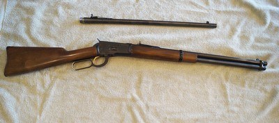 browning model 9244 rem. magwith browning 44/40extra barral - Image 1 of 6