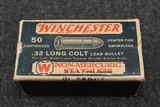Winchester 32 Long Colt partial box - 2 of 4