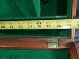 English Oak and Leather 2 gun case - 15 of 15