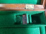 English Oak and Leather 2 gun case - 12 of 15