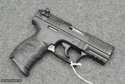 Walther P 22 22lr with threaded barrel