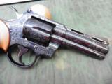 Colt Python 4" Blued with Factory Engraving - 6 of 7