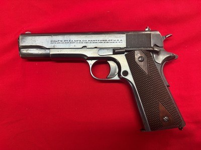 Colt 1911 Transition to 1911A1 Commercial 1930 45acp