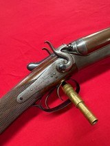 Rare 20 Gauge Back Action Side Lock Hammer Gun by Thomas Bland & Sons - 1 of 12