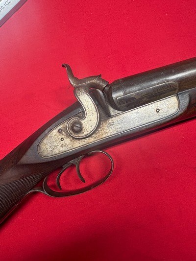 Six Bore Double Percussion Gun - Image 1 of 14