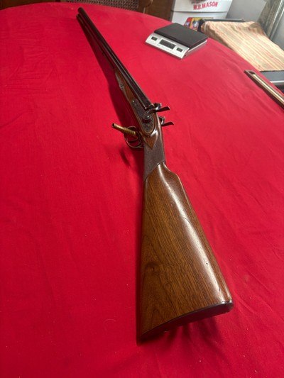 Pedersoli 12 Gauge SxS Muzzle Loading Shotgun with choke Tubes - Image 6 of 13
