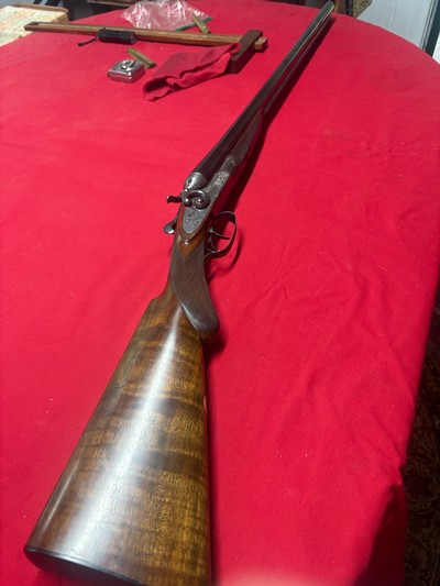 W&C Scott 12 Gauge Hammer Gun, Fluid Steel Sleeved Barrels - Image 3 of 13