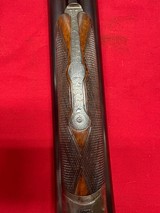 W&C Scott 12 Gauge Hammer Gun, Fluid Steel Sleeved Barrels - Image 9 of 13