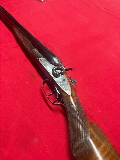 W&C Scott 12 Gauge Hammer Gun, Fluid Steel Sleeved Barrels - Image 5 of 13