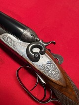 W&C Scott 12 Gauge Hammer Gun, Fluid Steel Sleeved Barrels - Image 4 of 13
