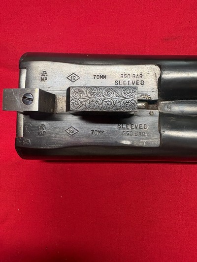 W&C Scott 12 Gauge Hammer Gun, Fluid Steel Sleeved Barrels - Image 12 of 13