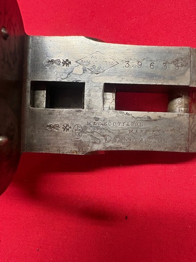W&C Scott 12 Gauge Hammer Gun, Fluid Steel Sleeved Barrels - Image 13 of 13