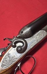 W&C Scott 12 Gauge Hammer Gun, Fluid Steel Sleeved Barrels - Image 1 of 13