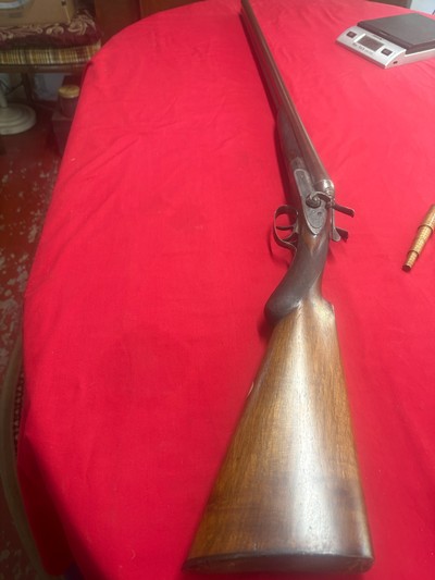 W&C Scott 14 Gauge Hammer Gun with 28 Gauge Chamber Inserts - Image 6 of 15