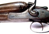 W C Scott & Son English Double Barrel Hammer Shotgun - 7 of 12