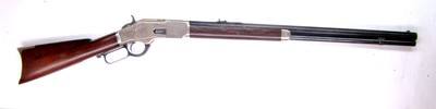 Winchester Early 3rd Model 1873 Rifle
Nickel
44-40