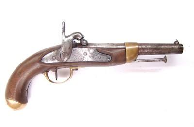 French Navy Percussion Pistol 72cal rifled