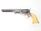 Colt Model 1851 Navy Percussion Revolver Factory Engraved with Ivorys - 3 of 9