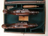 English Andrews Matching Flintlock Dueling Pistols - Image 2 of 8