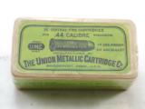 Union Metalic Cartridge Co. 44 W.C.F. Early Black Powder - 1 of 3