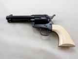 Colt Single Action Army Custom Shop 45 Long Colt With Ivory Grips And Original Box - 3 of 12