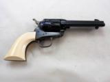 Colt Single Action Army Custom Shop 45 Long Colt With Ivory Grips And Original Box - 4 of 12
