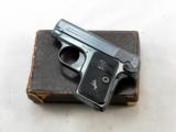 Colt Model 1908 25 A.C.P. Hammerless With Original Box - 1 of 9