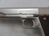 Colt Government Model 1911 A1 In 38 Super Factory Nickel With Box - 7 of 12