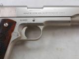 Colt Government Model 1911 A1 In 38 Super Factory Nickel With Box - 8 of 12