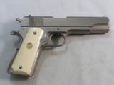 Colt Civilian Model 1911 A1 Factory Nickel 45 A.C.P. With Box - 5 of 11