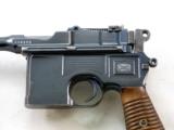 Mauser Early Model 1930 Broom Handle Pistol With Original Stock And Harness - 10 of 12