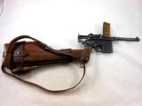 Mauser Early Model 1930 Broom Handle Pistol With Original Stock And Harness - 2 of 12