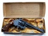 Smith & Wesson K 22 Masterpiece With Box And Factory Letter 1957 Production - 2 of 12
