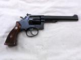 Smith & Wesson K 22 Masterpiece With Box And Factory Letter 1957 Production - 7 of 12
