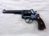 Smith & Wesson K 22 Masterpiece With Box And Factory Letter 1957 Production - 5 of 12