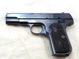 Colt Model 1908 Pocket Hammerless 380 A.C.P. 1924 Production - 1 of 5
