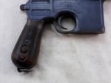 Mauser Model 1896 -16 Early Red 9 Broomhandle Pistol - 4 of 13