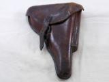 Original German Unmarked Military Luger Holster - 1 of 3